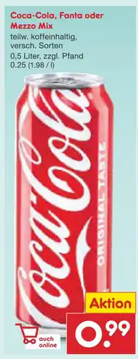 Netto Marken-Discount Coca-cola Angebot