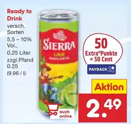 Netto Marken-Discount Sierra ready to drink Angebot