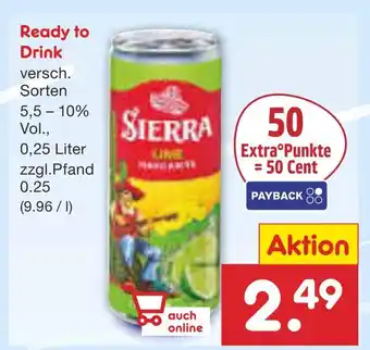 Netto Marken-Discount Sierra ready to drink Angebot