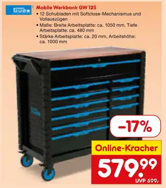Netto Marken-Discount Güde mobile werkbank gw 12s Angebot