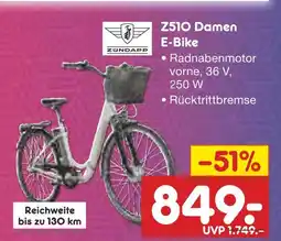 Netto Marken-Discount Zündapp z510 damen e-bike Angebot