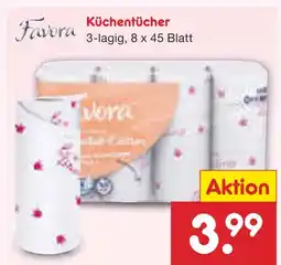 Netto Marken-Discount Favora küchentücher Angebot