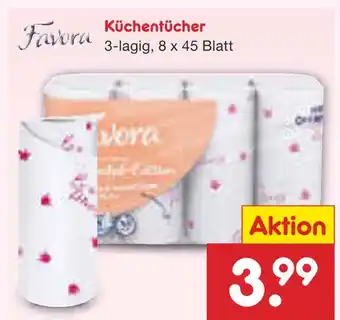 Netto Marken-Discount Favora küchentücher Angebot