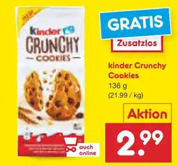 Netto Marken-Discount Kinder crunchy cookies Angebot