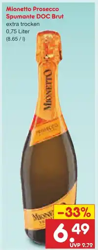 Netto Marken-Discount Mionetto prosecco spumante doc brut Angebot