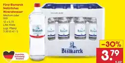 Netto Marken-Discount Fürst bismarck natürliches mineralwasser Angebot
