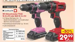 Netto Marken-Discount Einhell 18v akkuschrauber tcas 18-3 li kit Angebot