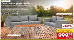 Netto Marken-Discount Juskys outdoor-lounge alexandria Angebot