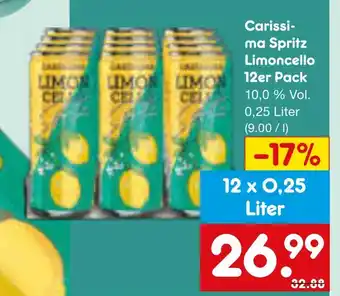 Netto Marken-Discount Carissima spritz limoncello 12er pack Angebot