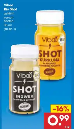 Netto Marken-Discount Viboo bio shot ingwer Angebot