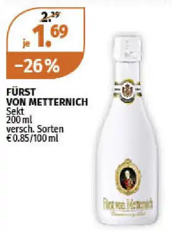 Müller Fürst von Metternich Sekt 200ml Angebot