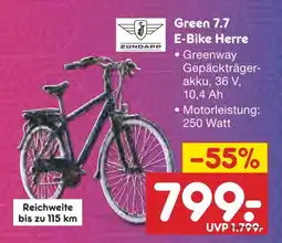 Netto Marken-Discount Zündapp green 7.7 e-bike herren Angebot