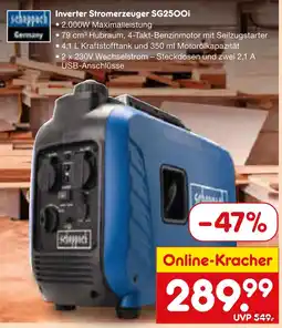 Netto Marken-Discount Scheppach inverter stromerzeuger sg2500i Angebot