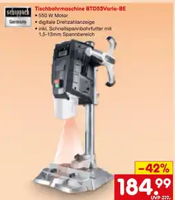 Netto Marken-Discount Scheppach tischbohrmaschine btd55vario-be Angebot
