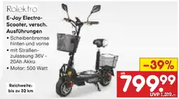 Netto Marken-Discount Rolektro e-joy electro-scooter Angebot