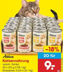 Netto Marken-Discount Attica katzennahrung Angebot