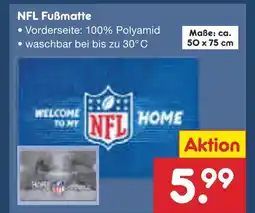 Netto Marken-Discount Nfl fußmatte Angebot