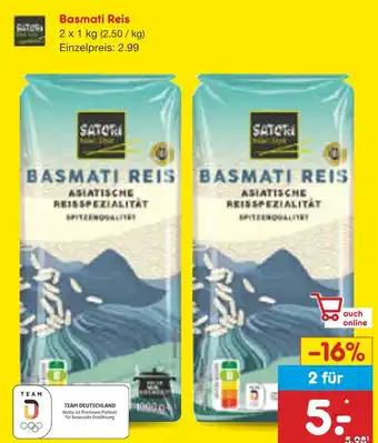 Netto Marken-Discount Satori basmati reis Angebot