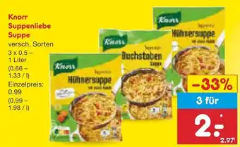 Netto Marken-Discount Knorr suppenliebe suppe Angebot