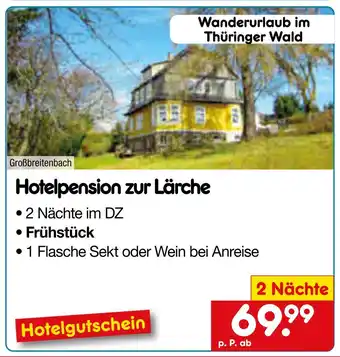 Netto Marken-Discount Hotelpension zur lärche Angebot