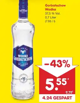 Netto Marken-Discount Gorbatschow wodka Angebot