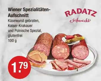 V Markt Radatz wiener spezialitäten-aufschnitt Angebot