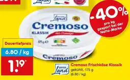 Netto Marken-Discount Gutes land cremoso frischkäse klassik Angebot