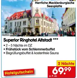 Netto Marken-Discount Netto reisen superior ringhotel altstadt Angebot