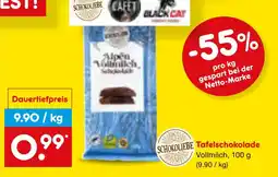 Netto Marken-Discount Schokoliebe tafelschokolade vollmilch Angebot