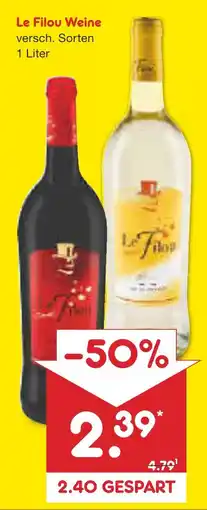 Netto Marken-Discount Le filou weine Angebot