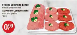 V Markt Frische schweine-lende rücken ohne bein Angebot