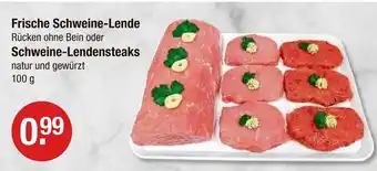 V Markt Frische schweine-lende rücken ohne bein Angebot