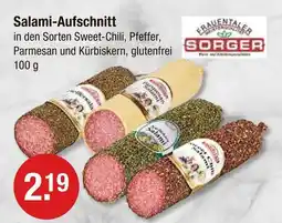 V Markt Sorger salami-aufschnitt sweet-chili Angebot