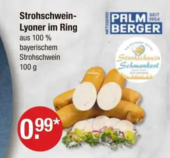 V Markt Palmberger strohschwein-lyoner im ring Angebot