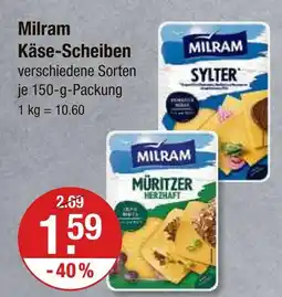 V Markt Milram käse-scheiben sylter Angebot