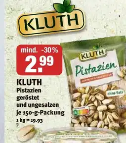 V Markt Kluth pistazien geröstet und ungesalzen Angebot