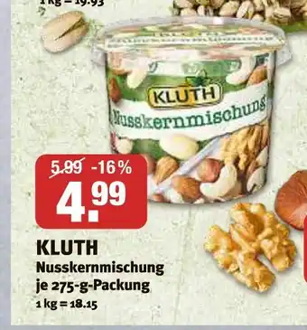 V Markt Kluth nusskernmischung Angebot