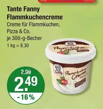 V Markt Tante fanny flammkuchencreme Angebot