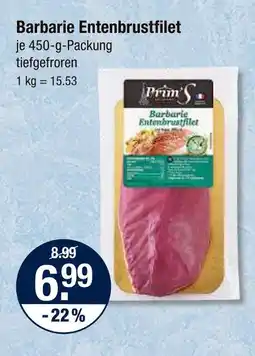 V Markt Prim's barbarie entenbrustfilet Angebot