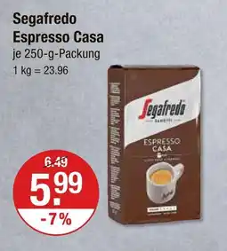 V Markt Segafredo espresso casa Angebot