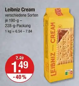 V Markt Leibniz cream Angebot