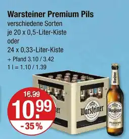 V Markt Warsteiner premium pils Angebot
