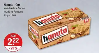 V Markt Hanuta hanuta 10er Angebot