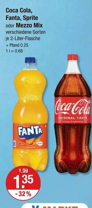 V Markt Coca cola coca cola Angebot