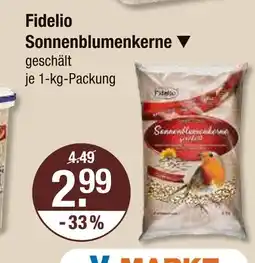 V Markt Fidelio sonnenblumenkerne geschält Angebot