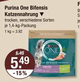 V Markt Purina one bifensis katzennahrung Angebot