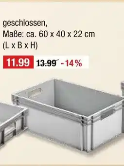 V Markt Geschlossene aufbewahrungsbox Angebot