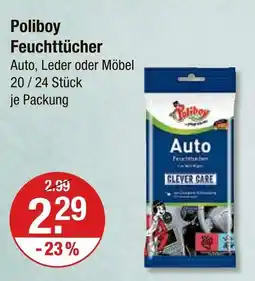 V Markt Poliboy feuchttücher auto Angebot