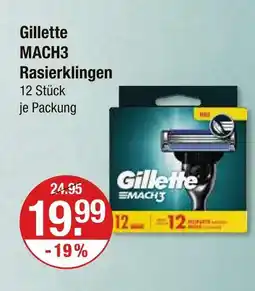 V Markt Gillette mach3 rasierklingen Angebot
