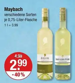 V Markt Maybach riesling Angebot